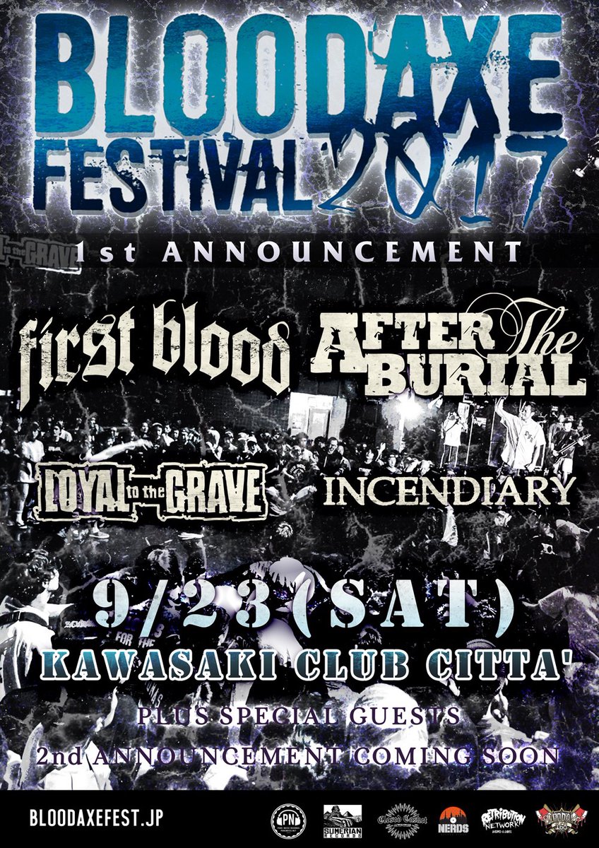 BLOODAXE FESTIVAL 2017 9/23(土) - LIVEAGE .